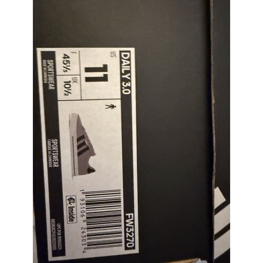 NEW Adidas Gray Men’s Daily 3.0 Tennis Shoes 11 - Picture 10 of 10